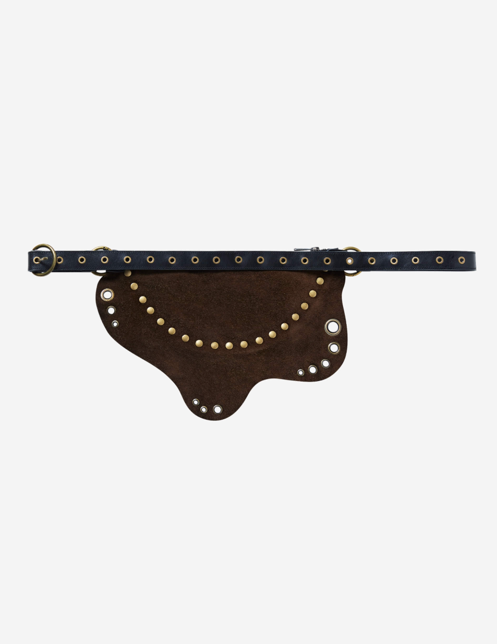 Hilda Leather Belt Bag Cow Leather Black