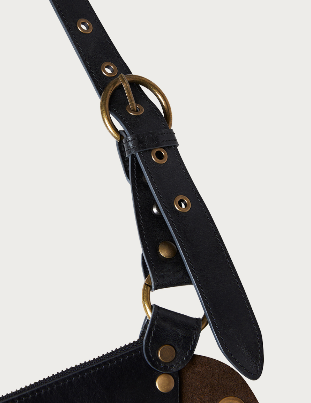 Hilda Leather Belt Bag Cow Leather Black