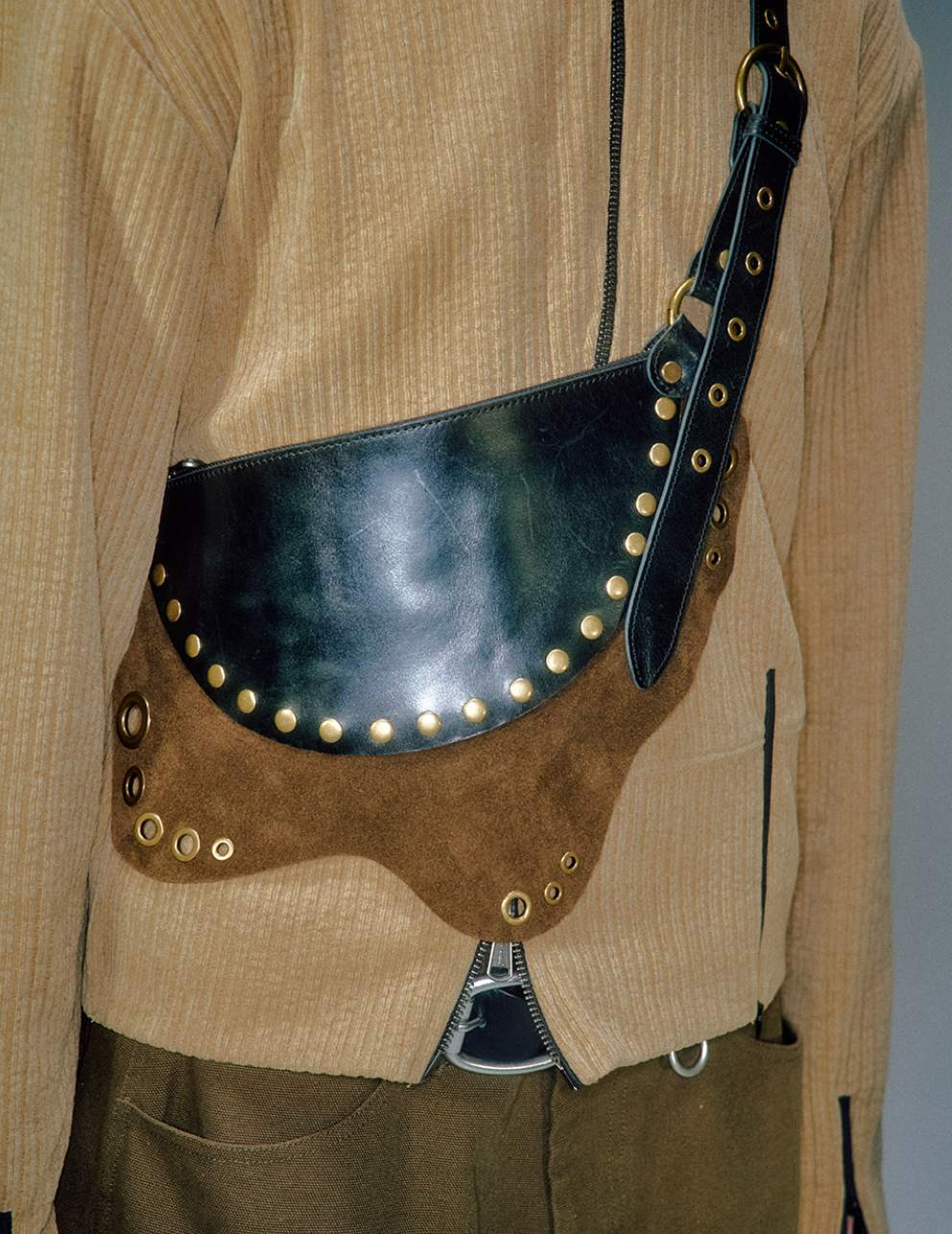 Hilda Leather Belt Bag Cow Leather Black
