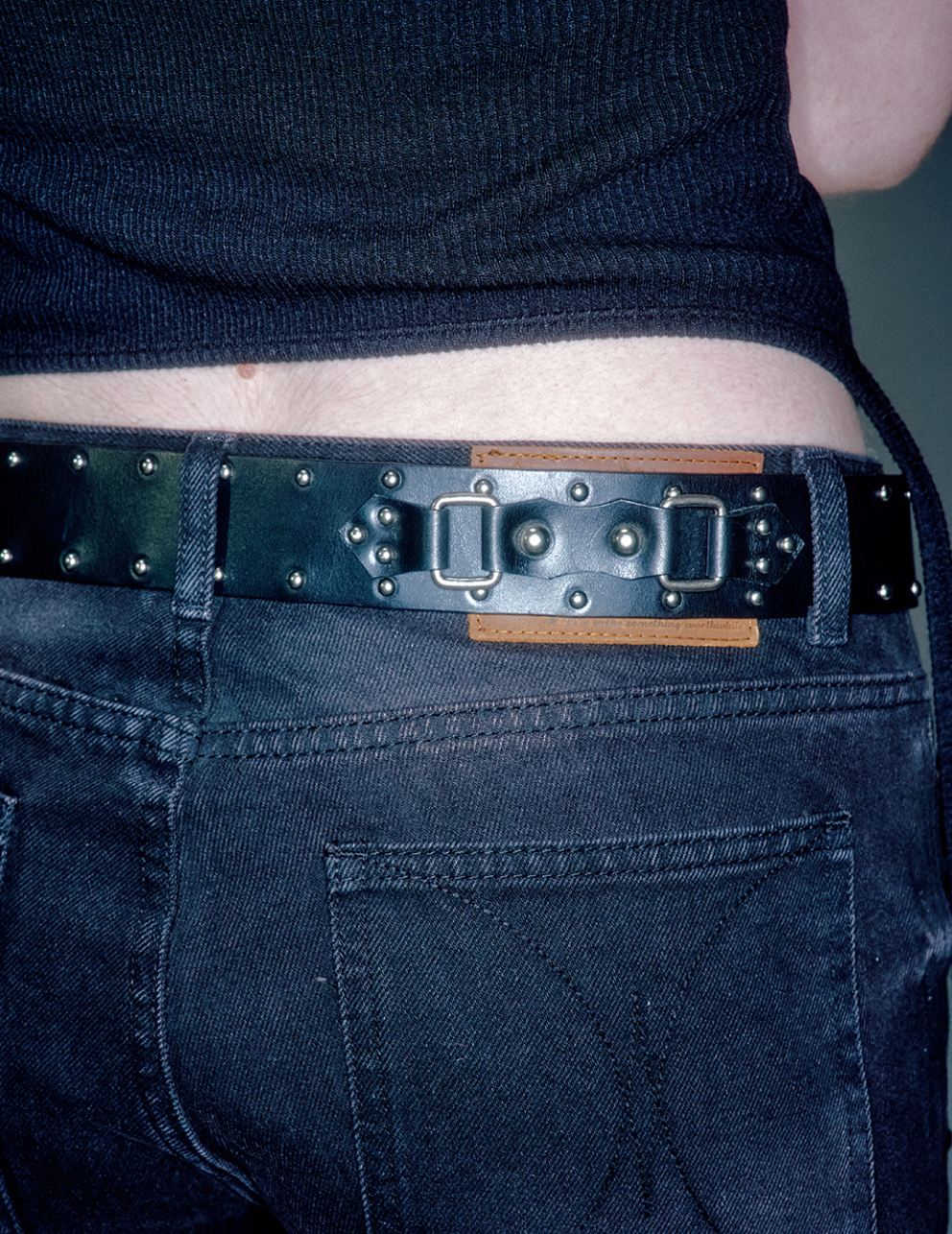 Blenheim Double Stud Belt BLACK