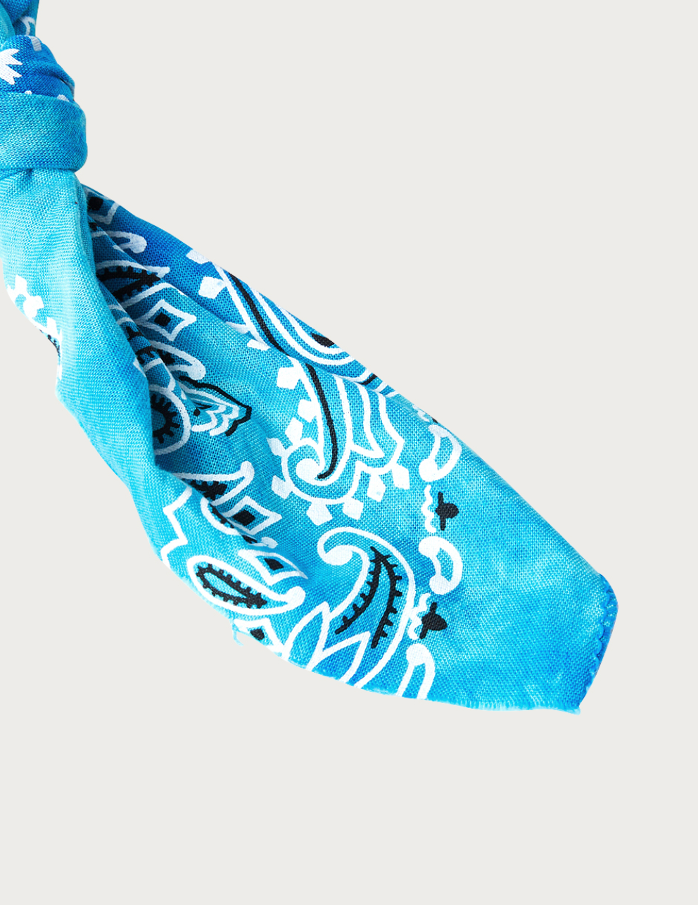 Dyed Bandana Keyring BLUE