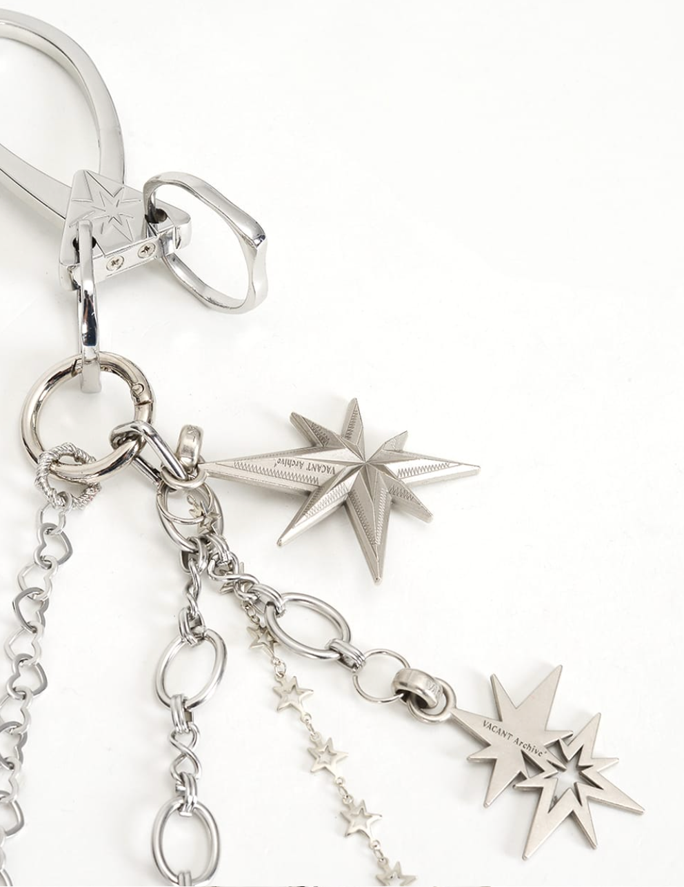Vacant Star Keyring SILVER