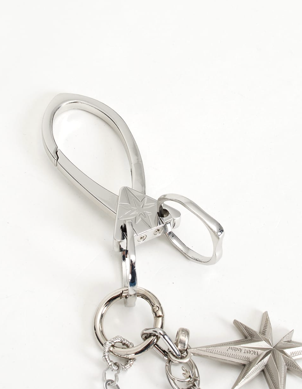 Vacant Star Keyring SILVER
