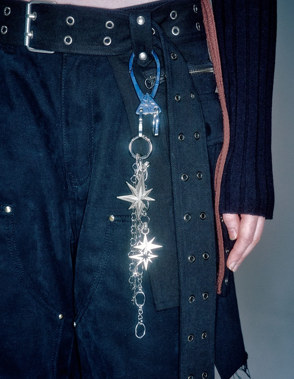 Vacant Star Keyring SILVER