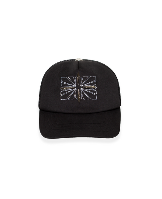 Cross Bright Trucker Hat BLACK