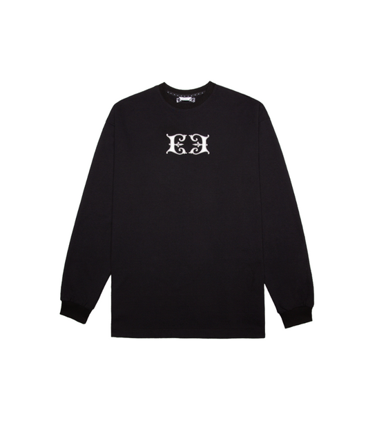 Gemini Bright E Long Sleeve Tee BLACK