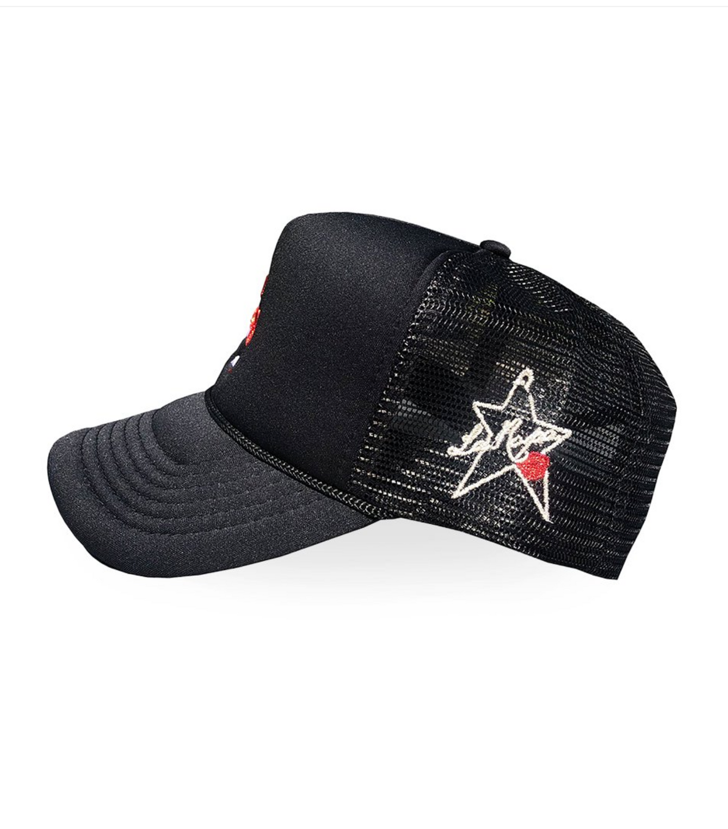 NY is Kissing Me Trucker Hat BLACK