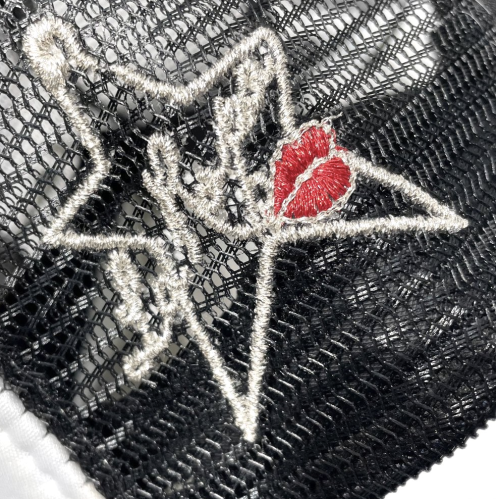 NY is Kissing Me Trucker Hat WHT/BLK