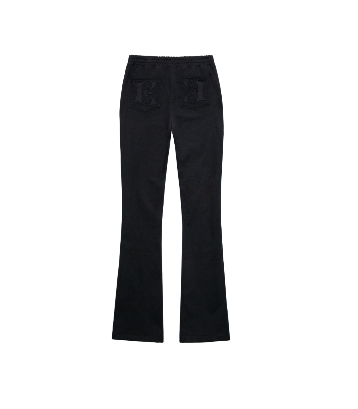 Unisex Nouveau Snap Boots Cut Pants BLACK
