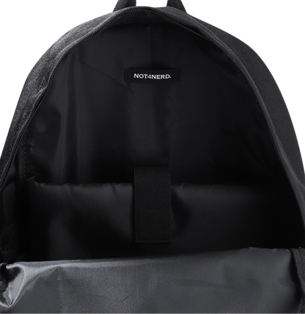 4 Symbol Pendant Patch String Pocket Backpack BLACK