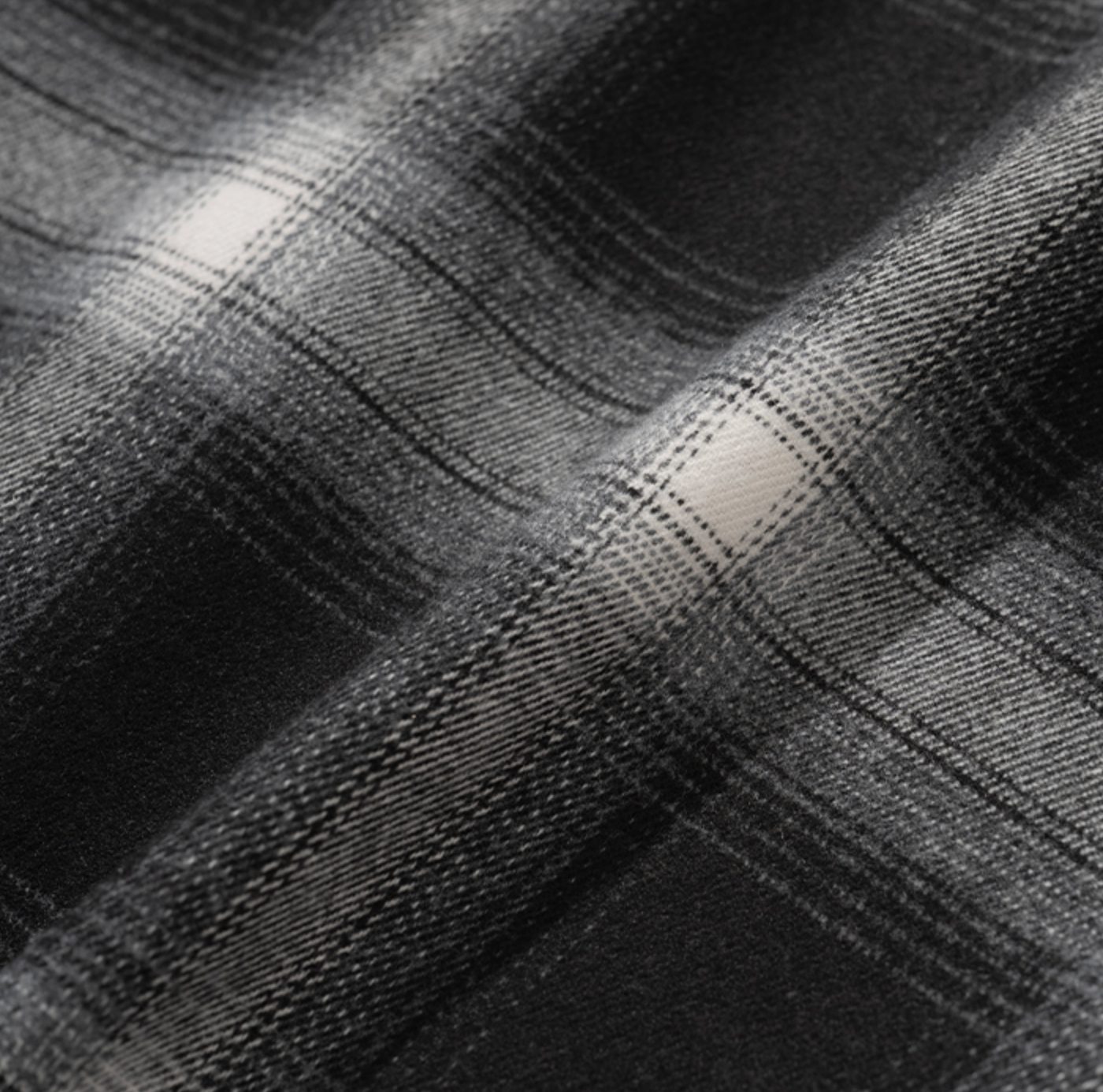N4ND Offshoot Flannel Shirt BLACK