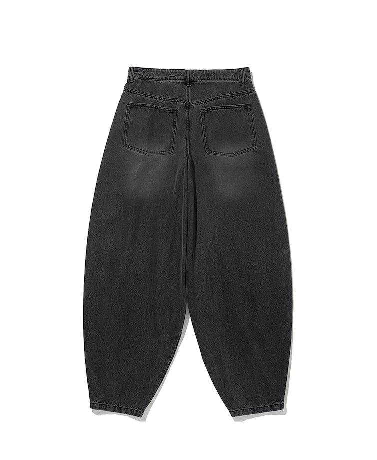 Extra Wide Balloon Pants BLACK