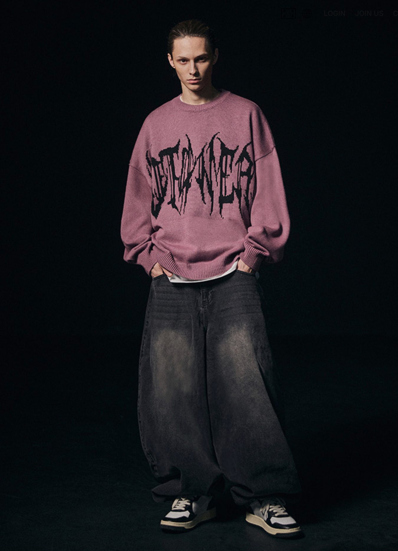 Extra Wide Balloon Pants BLACK