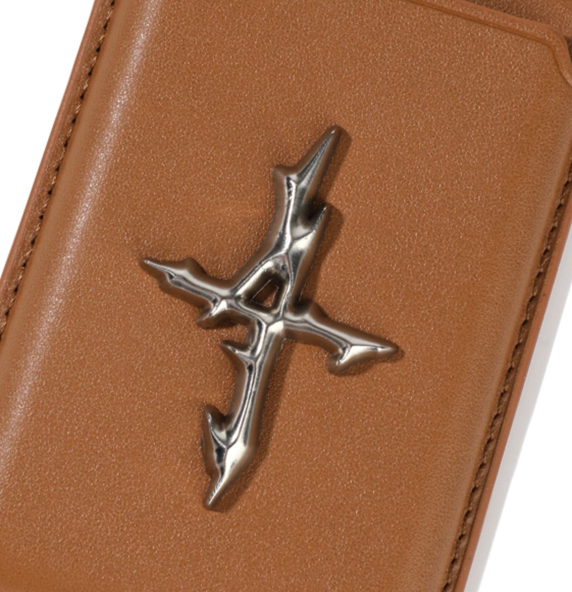 4 Symbol Pendant Magsafe Card Case BROWN