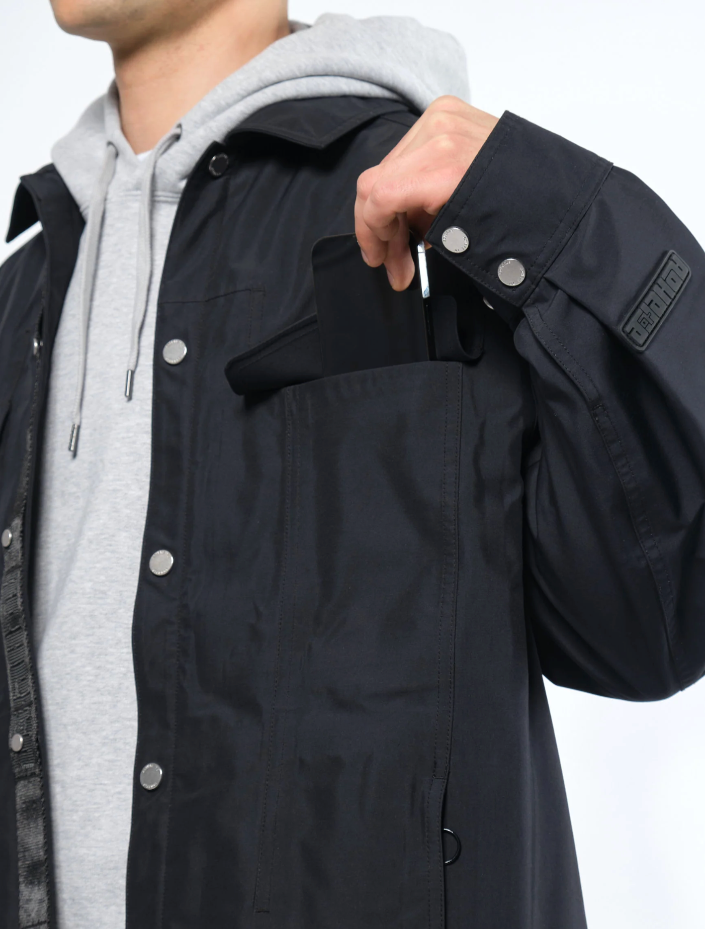 Waterproof Rain Jacket BLACK