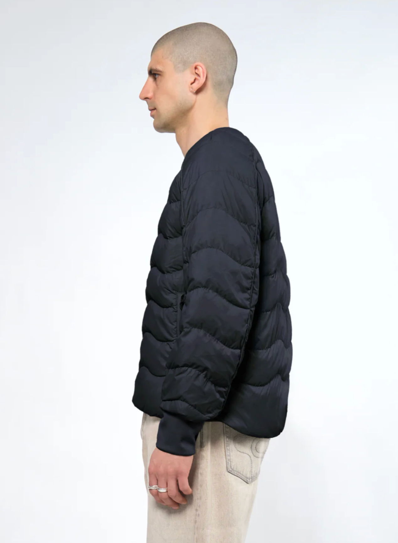 Re:Down® Light Puffer Jacket BLACK