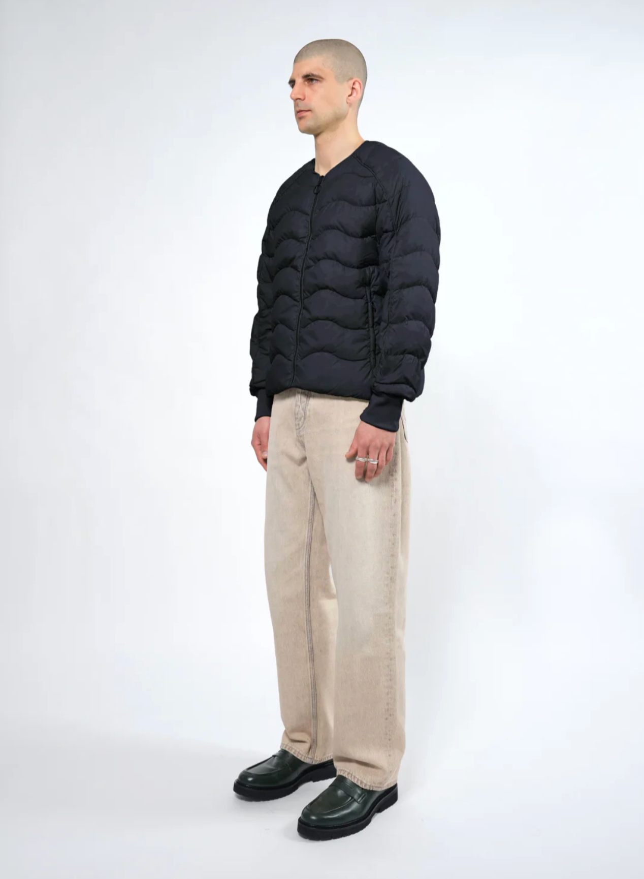 Re:Down® Light Puffer Jacket BLACK