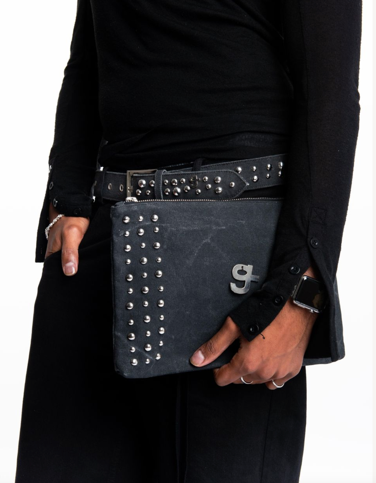 G Pouch Large CHARCOAL