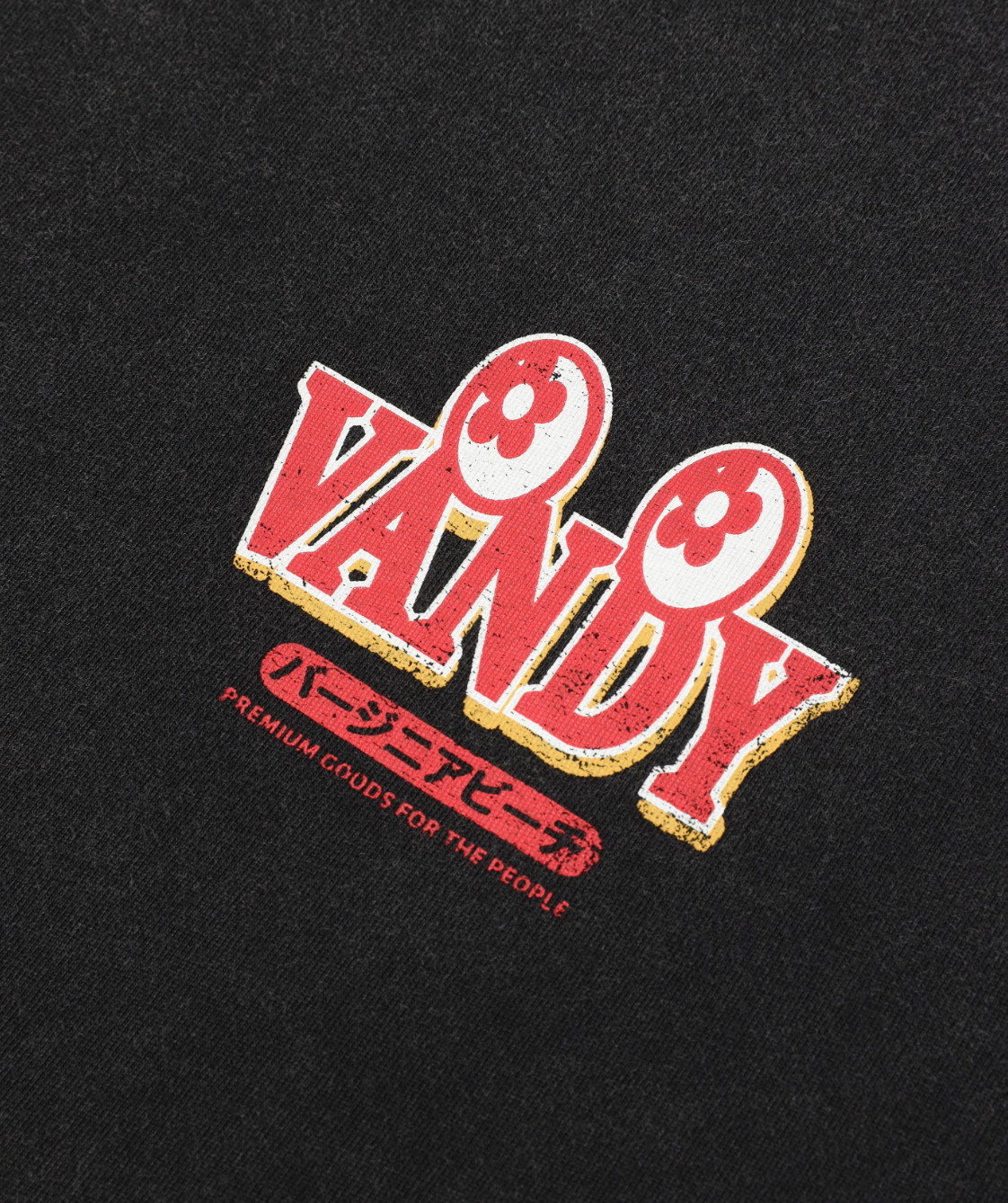 Cup Noodle Eye Logo Tee WASHED BLACK