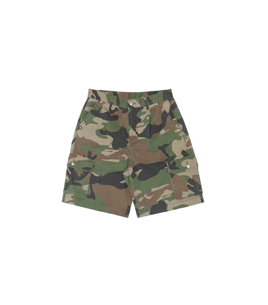 Woodland Camo Cargo Shorts