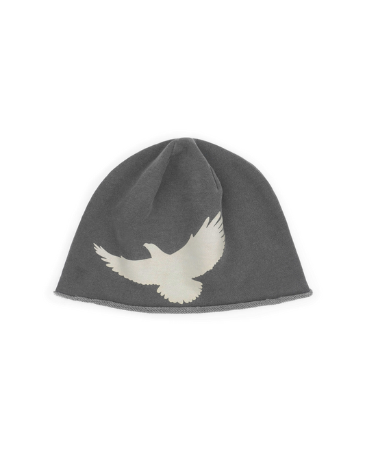 Cotton Fleece Beanie CHARCOAL