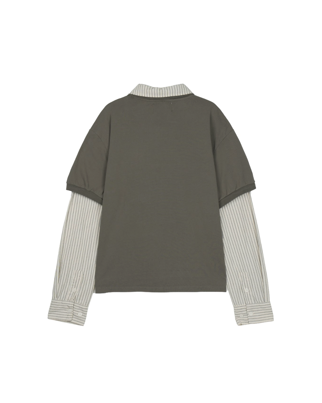 Layered Polo Shirt TAUPE