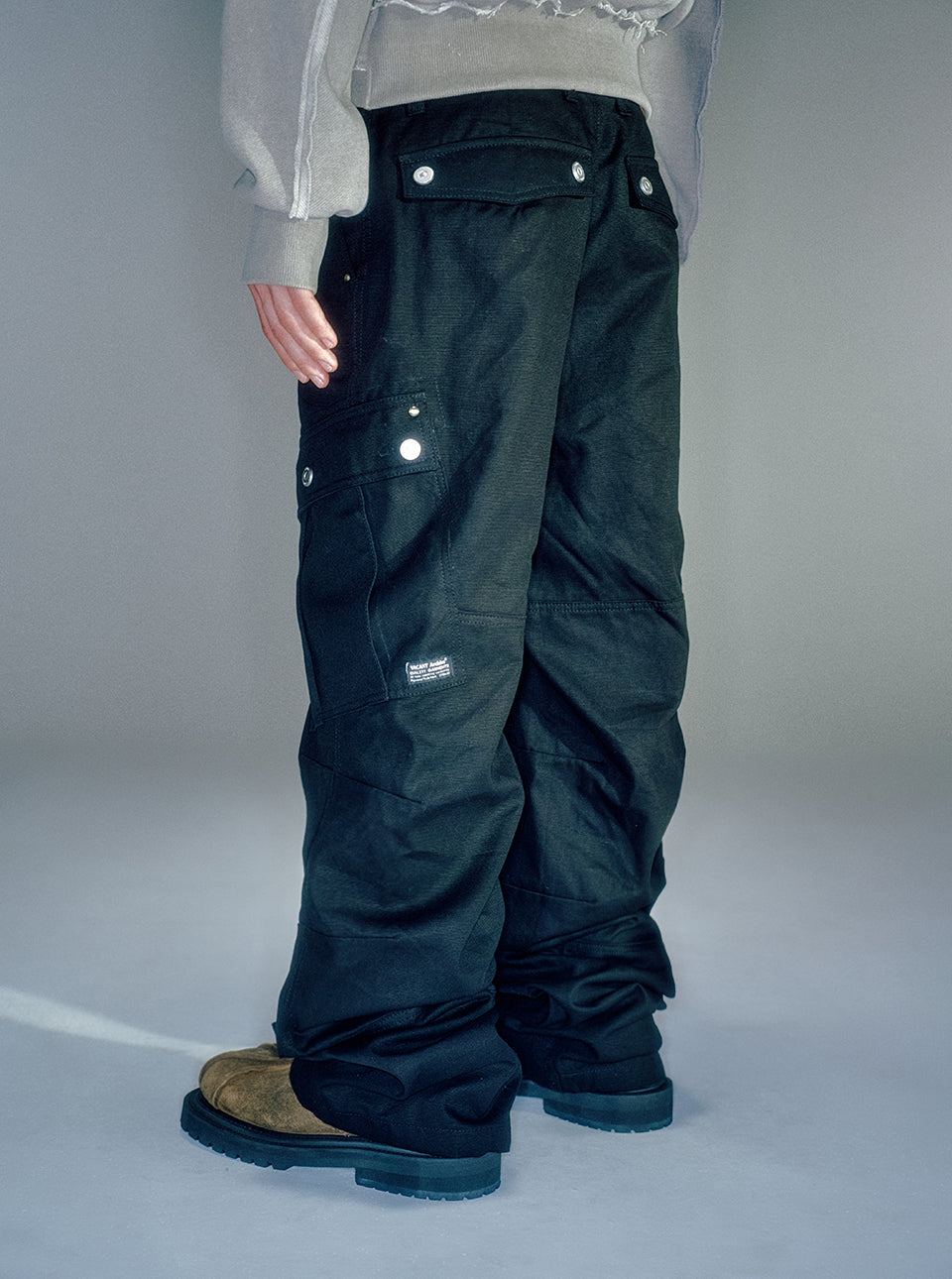 Wayen Military Cargo Pants BLACK