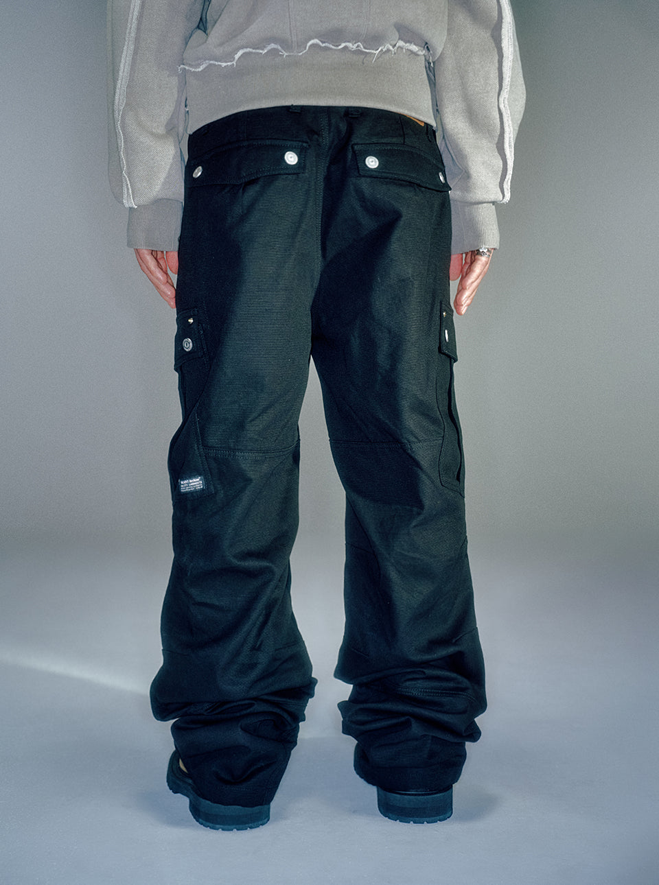 Wayen Military Cargo Pants BLACK