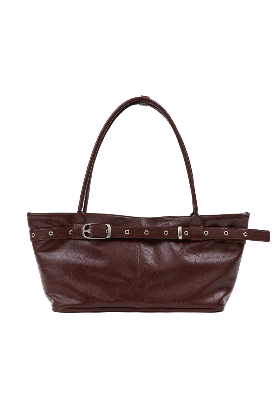 Belted Boat Bag BURGUNDY