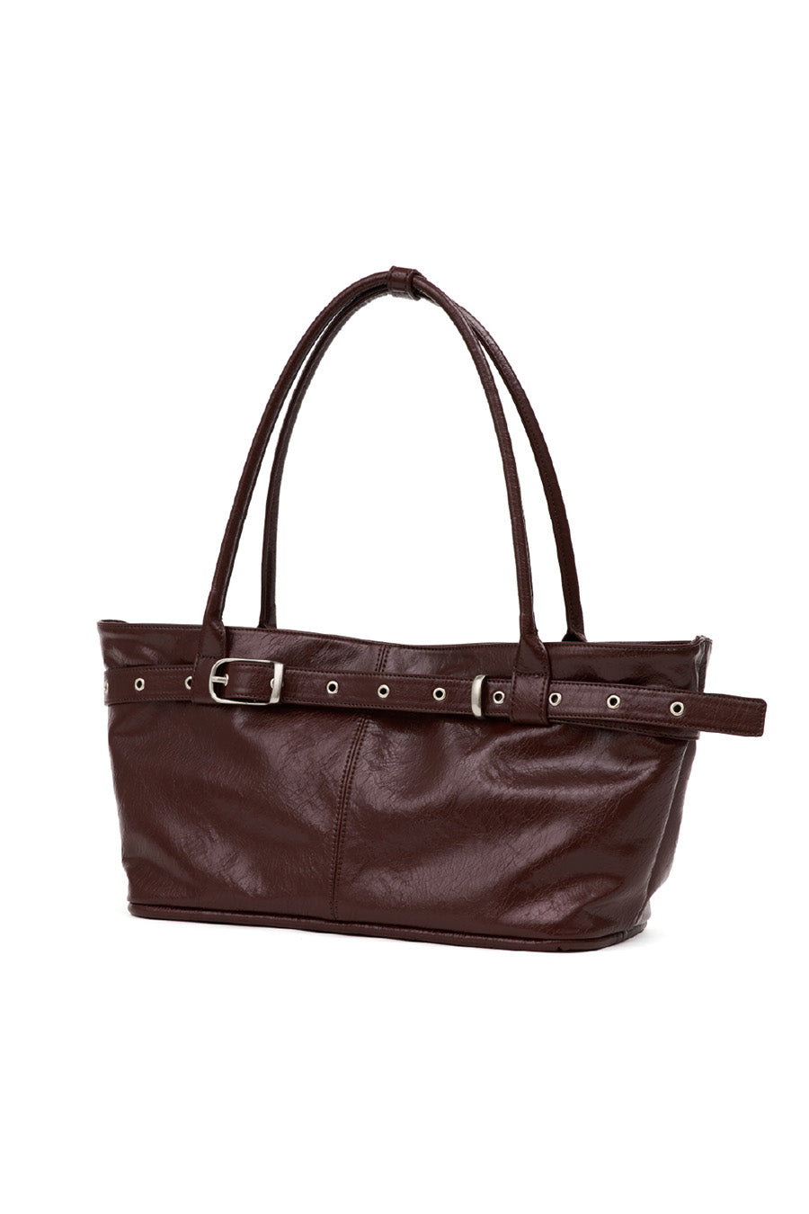 Belted Boat Bag BURGUNDY