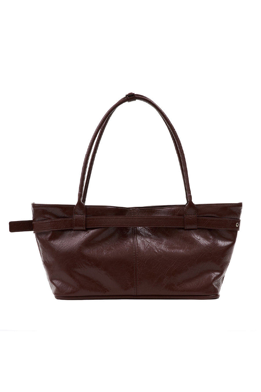 Belted Boat Bag BURGUNDY
