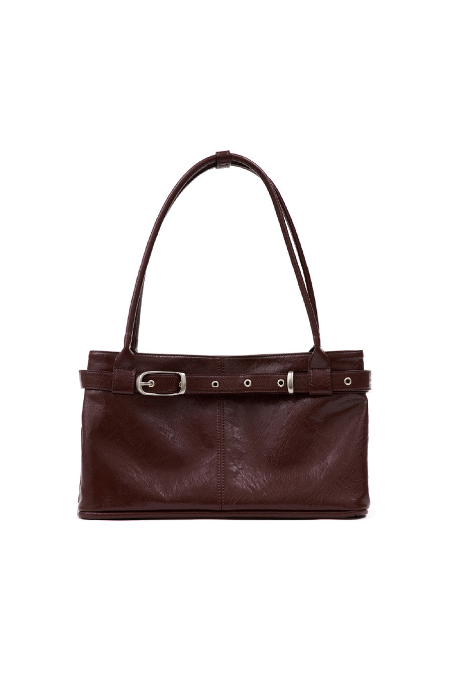 Belted Boat Bag BURGUNDY