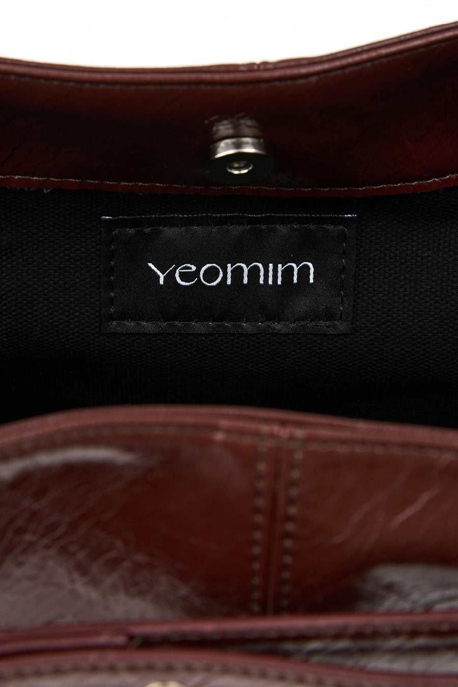 Belted Boat Bag BURGUNDY