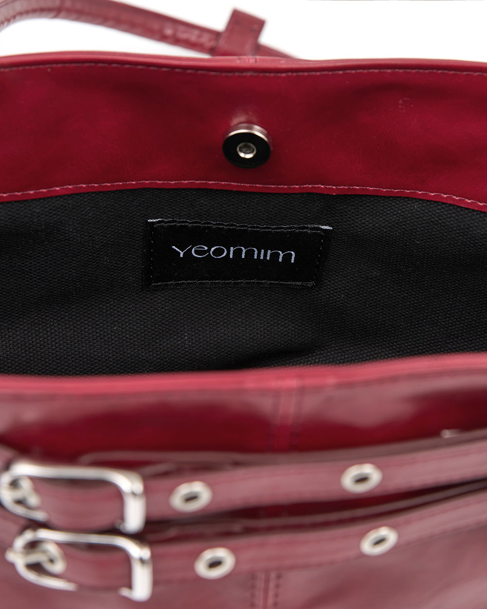 Mini Belted Boat Bag RED