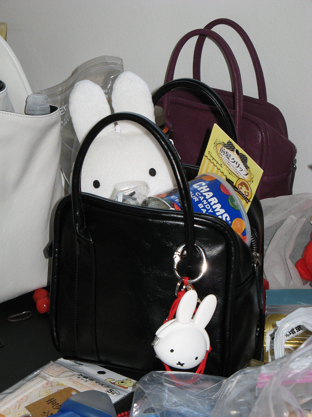 Mini Box Bag Crinkle BLACK