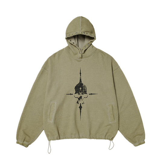 Skull Hoodie BEIGE