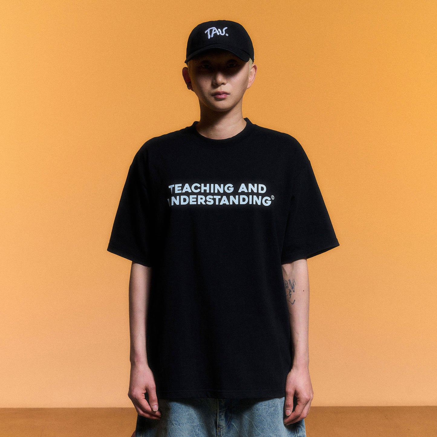 Tau Scooter Tee BLACK (Only 1 L Remaining)