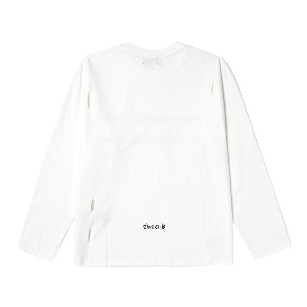 Cross Tee Long Sleeve WHITE