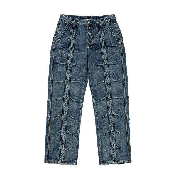 Line GOB Denim Pants BLUE