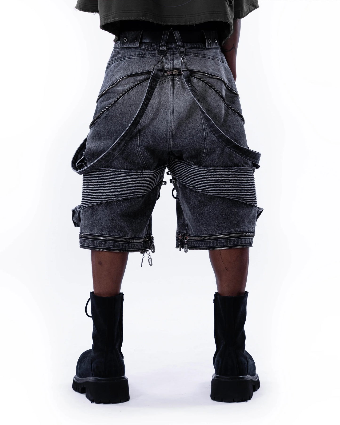 Heavy Duty Denim Pants WASHED BLACK