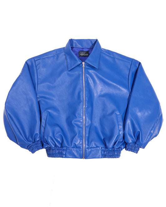 Leather Jacket BLUE