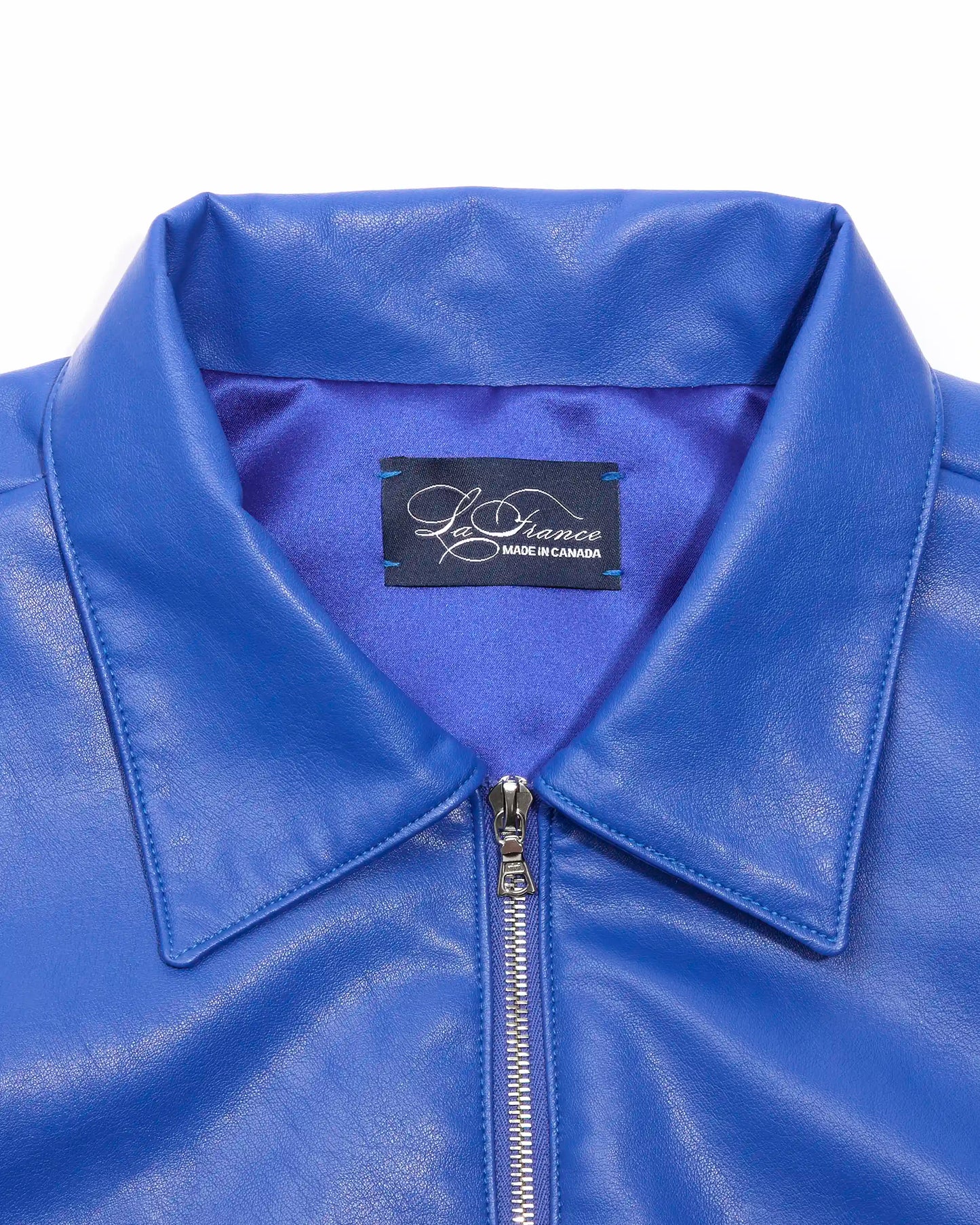 Leather Jacket BLUE