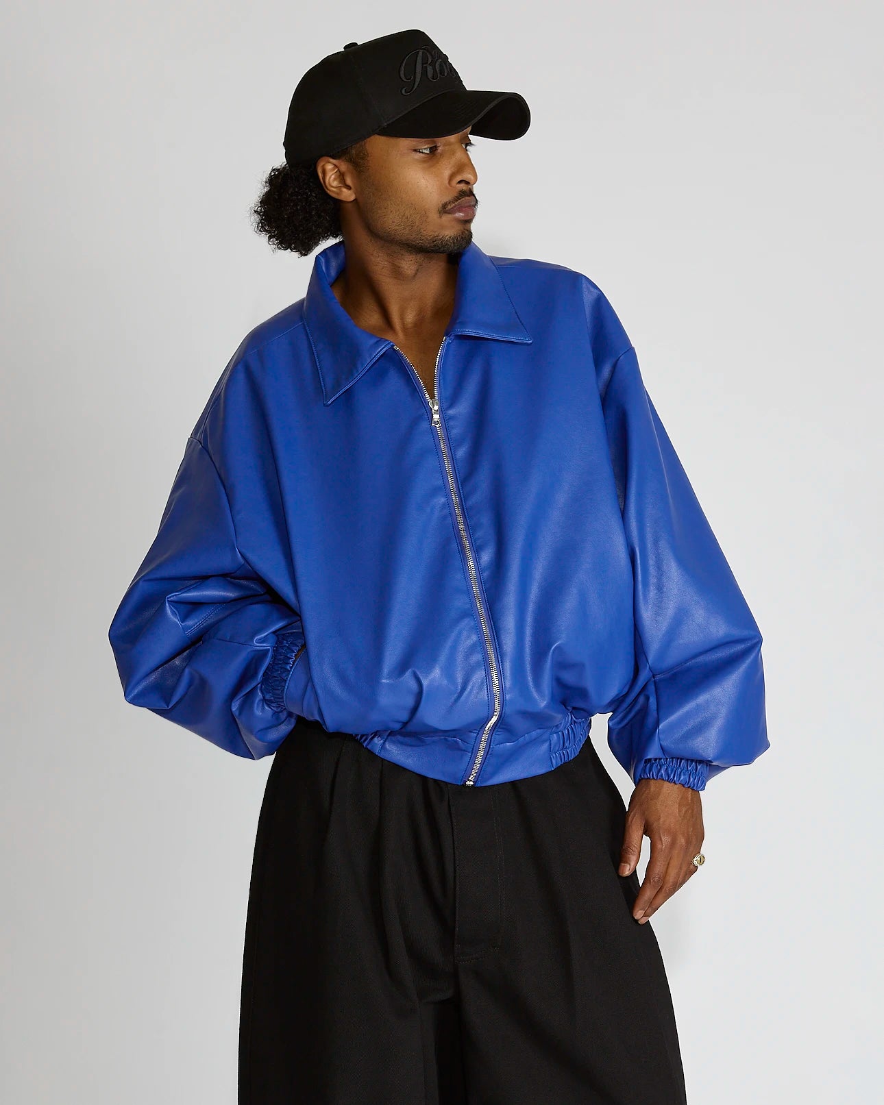 Leather Jacket BLUE