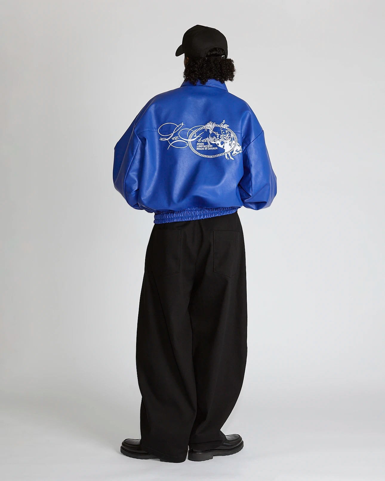 Leather Jacket BLUE