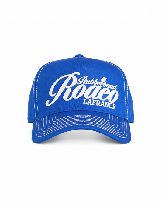 Rubberband Rodeo Topstitch Hat BLUE