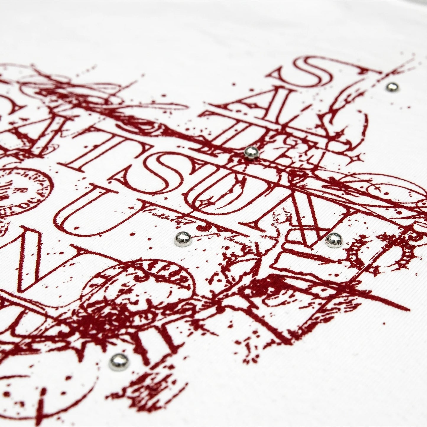 V,06 LOST SWORD BOTH SIDES T-SHIRT WHITE