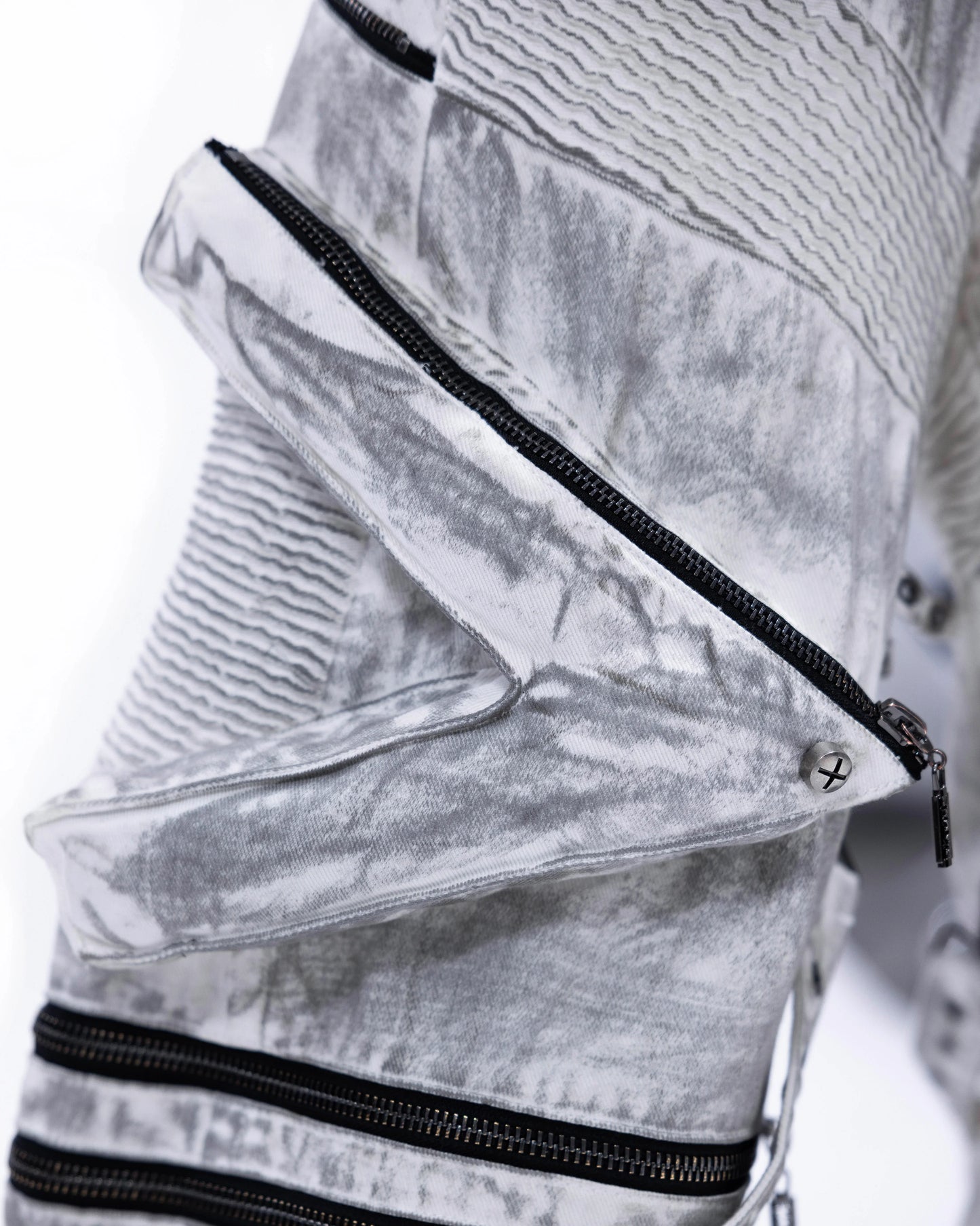 Heavy Duty Denim Pants WHITE
