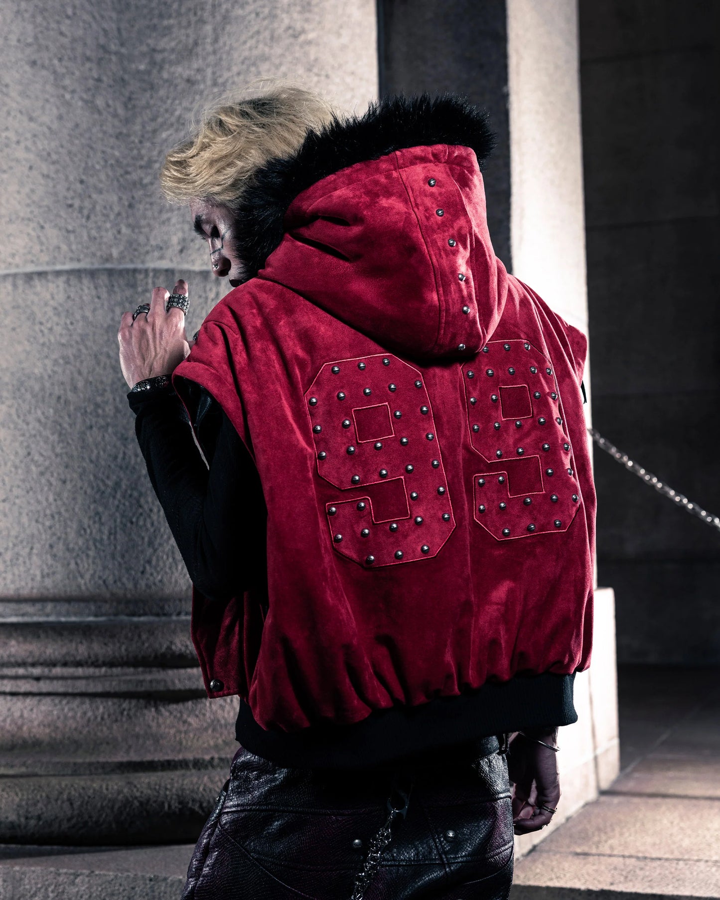SSN V.05 British Flag Design Leather Jacket